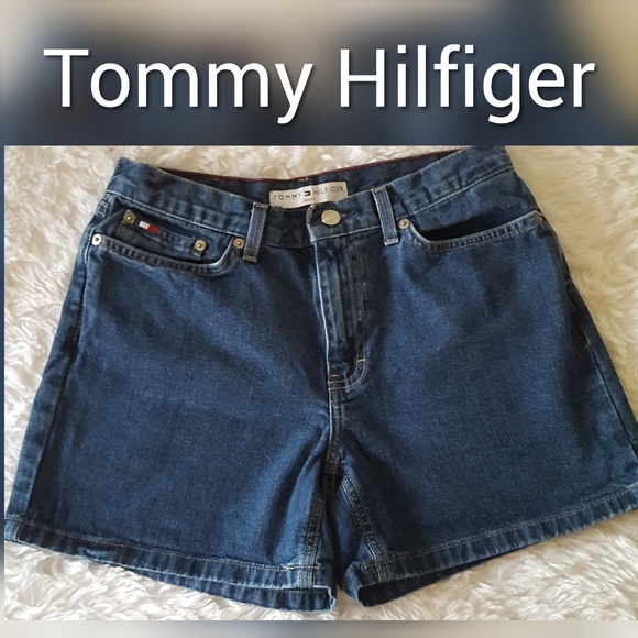 Tommy Hilfiger Pants - ⬇️Tommy Hilfiger Short Blue Denim Vintage Sz 4